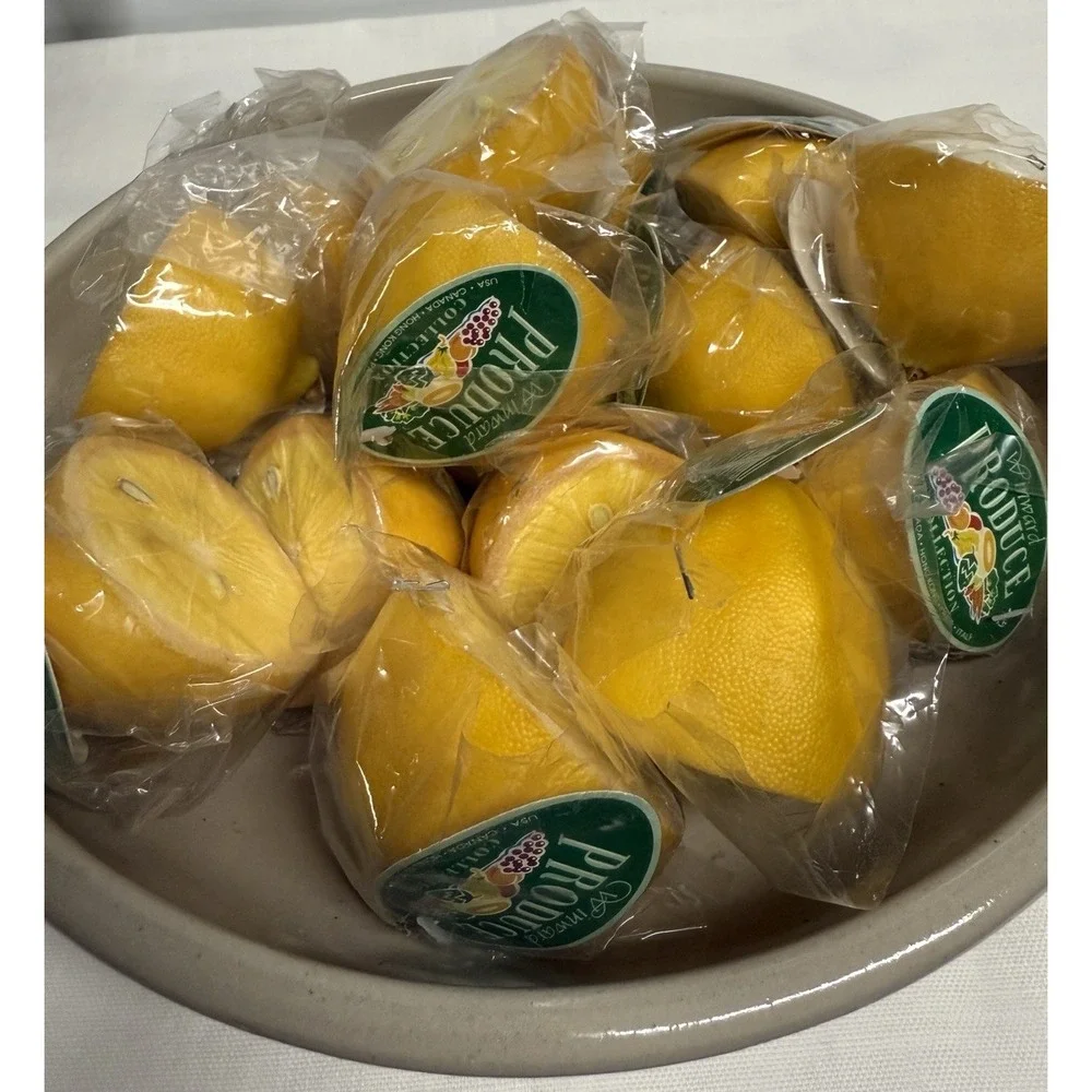 Winward Produce Lemon Faux Fruit Realistic Simulation Hand Painted Prop Decor 15